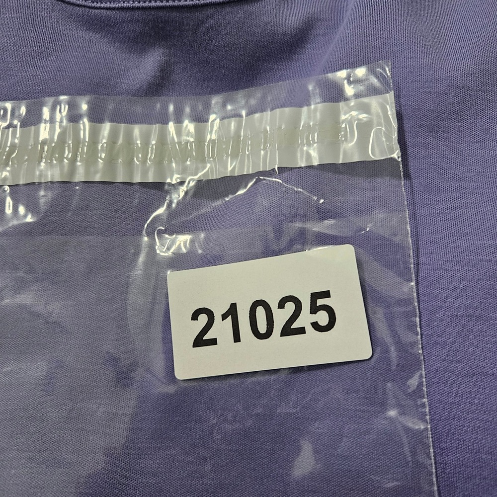 LL Bean Women Purple Supima Cotton Long Sleeve Crewneck Tee Shirt M Petite - Picture 7 of 7